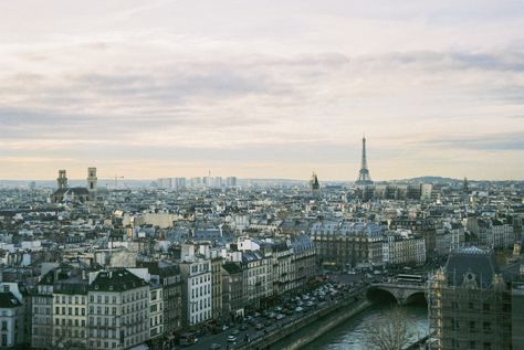 Paris On Film, Romantic View, Expired Film, Rivers And Roads, Paris Travel Photography, Film Camera Photography, Film Pics, Travel Film, Shot On Film