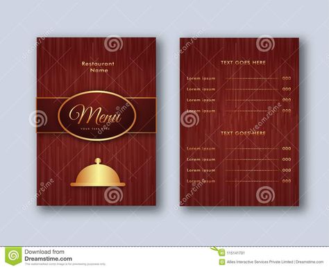 Creative Restaurant Menu Card design with front and back page view by Allies Interactive Restaurant Menu Card Design, Restaurant Menu Card, Project Cover, Project Cover Page, View Illustration, Creative Restaurant, Menu Card Design, Front Page Design, Restaurant Names