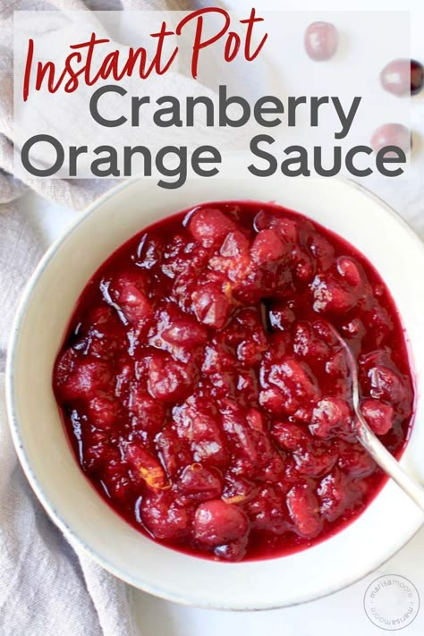 Instant Pot Cranberry Sauce, Best Cranberry Sauce, Cranberry Orange Sauce, Homemade Cranberry Sauce, Leftover Cranberry Sauce, Cranberry Chutney, Scratch Recipes, Orange Cranberry, Cranberry Sauce Recipe