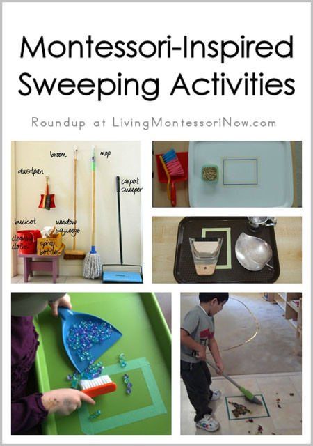 Montessori-Inspired Sweeping Activities Montessori Parenting, Montessori Lessons, Practical Life Activities, Montessori Homeschool, Montessori Practical Life, Montessori Toddler Activities, Living Skills, Life Skills Activities, Montessori Preschool