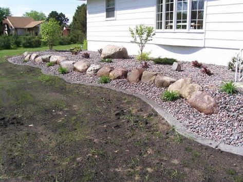 Cleaning Landscape Rock, How To Clean Rocks In Yard, Drainage Walkway, Natural Yard, Pebbles Garden, Fast Growing Privacy Shrubs, Winter Lawn Care, Ideas Backyard Patio, Garden Ideas Backyard