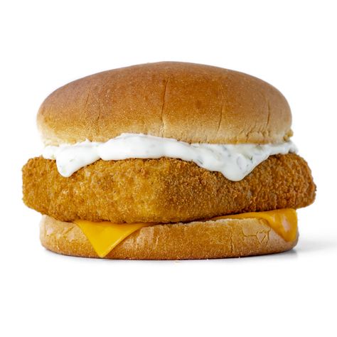 Vegan Filet-o-Fish Sandwich Vegan Crab Cakes, Fish Patties, Vegan Crab, Vegan Fries, Fish Burger, Vegan Fish, Sandwich Ingredients, Fish Sandwich, Tasty Bites