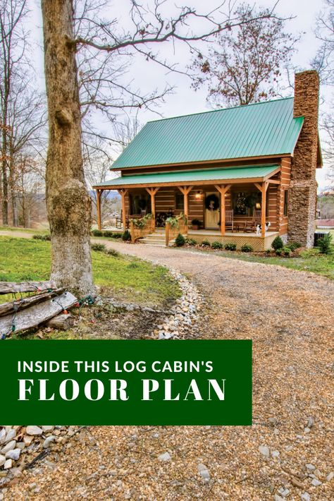 Simple Log Cabin Plans, 2 Story Log Cabin Floor Plans, Tennessee Log Cabins, Ranch Style Cabin Plans, Simple Log Cabin Floor Plans, Cabins Floor Plans One Level, Rustic Cabin Design Ideas, Log Cabin Floor Plans One Story, Rustic Cabin House Plans