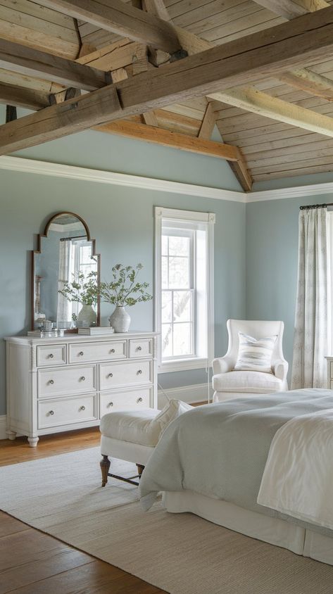 I Thought Gray Bedrooms Were Dull Until I Saw These Stunning 17+ Ideas! Rustic Cottage Bedroom, Gray Bedrooms, Farmhouse Bed Frame, Country Cottage Bedroom, Gray Upholstered Headboard, Modern Coastal Living Room, Room Wallpaper Designs, Burgundy Living Room, Vintage Inspired Bedroom