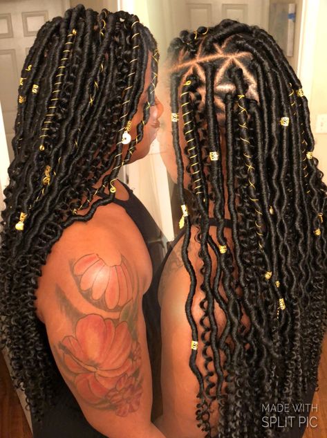 Individual Crochet Bohemian Locs, Hair By Arie Hair Styles Curls, Braids Bohemian, Bohemian Locs, Crochet Bohemian, Meagan Good, Faux Locs Hairstyles, Trendy Crochet, Curl Styles, African Braids Hairstyles