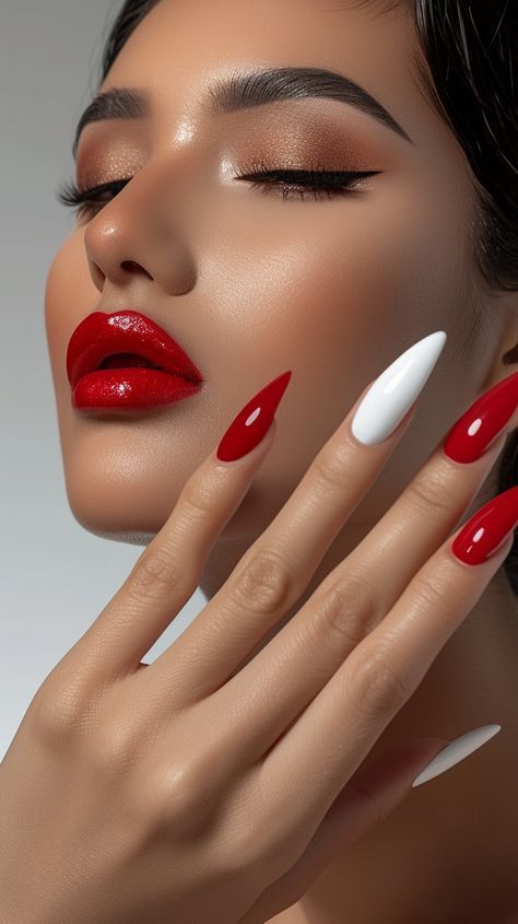 Cnd Nail Polish, Match Nails, Nail Ink, Wife Nails, Attractive Features, Latest Fashion Trend, Nails Now, Pointed Nails, Unique Makeup