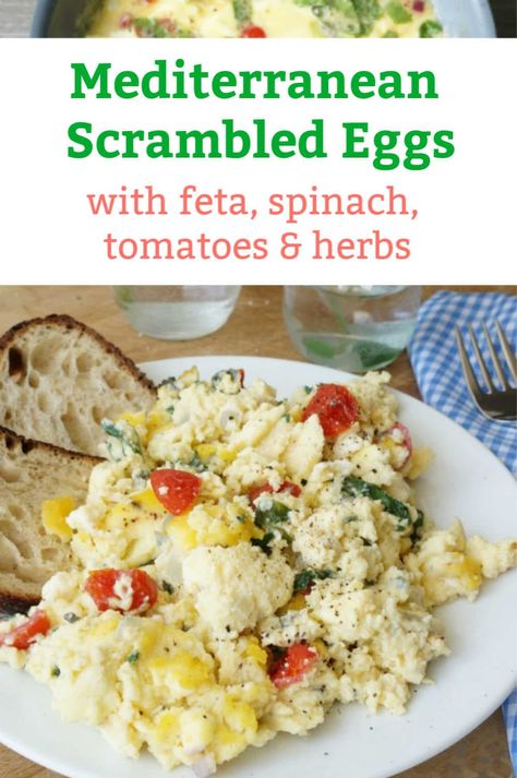 Toast Egg, Vegetarian Meals For Kids, Mexican Breakfast Recipes, Recipe For Kids, Easy Mediterranean Diet Recipes, Greek Salad Pasta, Measuring Ingredients, Greek Flavors, Going Vegetarian