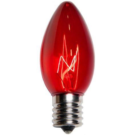 C9 Red Replacement Bulbs (Box of 25) Christmas Lights Display, Red Christmas Lights, Halloween Lamps, Pearl Garland, Christmas Projector, Potted Christmas Trees, C9 Christmas Lights, Hanging String Lights, Best Christmas Lights