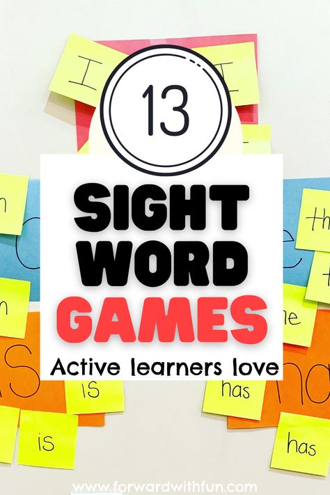 Sight Word Class Games, Games To Teach Sight Words, Games To Play With Sight Words, Whole Group Sight Word Games, Fun Ways To Teach Sight Words, Classroom Learning Games, Sight Words Games, Fun Reading Games, Letter Learning Activities