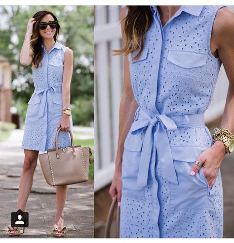 Eyelet shirt dress Eyelet Shirt, Instagram Shopping, Tunic Designs, Stylish Blouse Design, Dress Indian Style, Classy Casual Outfits, Designer Dresses Indian, Fashion Design Clothes, Lace Fashion