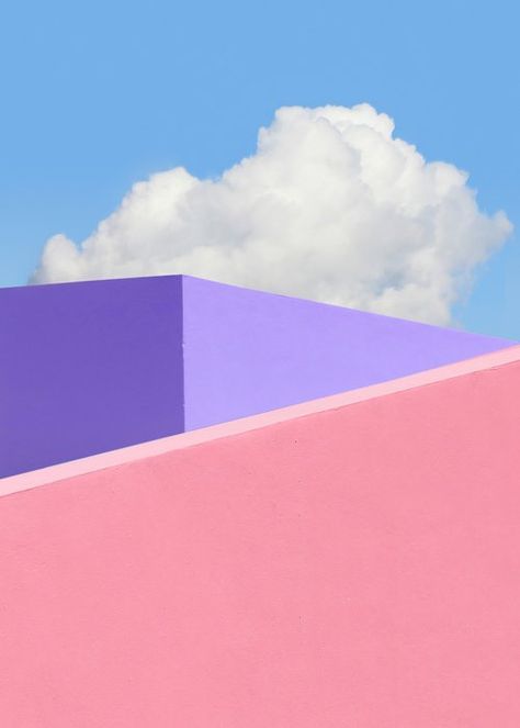 Colorful Minimalistic Photography By Collin Pollard – Fubiz Media Colourful Minimalism, Minimalistic Photos, Moodboard Portfolio, Colorful Photography Art, Abstract Environment, Minimalistic Photography, Pink Minimalist, A Level Photography, Colour Architecture