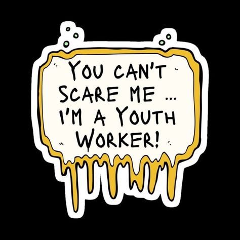 This funny design is perfect for youth workers who also love Halloween. It can also be given as a birthday or Christmas gift to your best friend, relative, boyfriend, or girlfriend who also loves halloween. Police Officer Halloween, Youth Work, Youth Worker, Support Worker, Love Halloween, Design Sticker, I Am Scared, Halloween Design, Police Officer