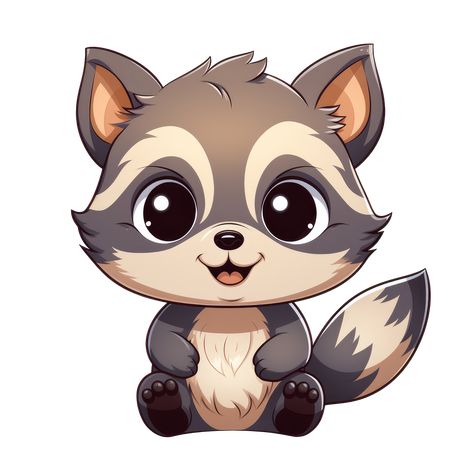 Download AI generated cute chibi raccoon. cartoon raccoon character. for free Raccoon Chibi, Pudu Deer, Baby Raccoon Drawing, Chibi Raccoon, Raccoon Kawaii, Cute Raccoon Illustration, Raccoon Cartoon, Raccoon Character, Beaver Cartoon