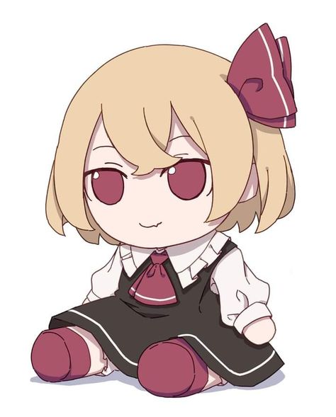 Rumia Touhou, Touhou Anime, Bad Apple, Cute Anime Character, Cool Drawings, Anime Character, Game Art, Cute Art, Character Art