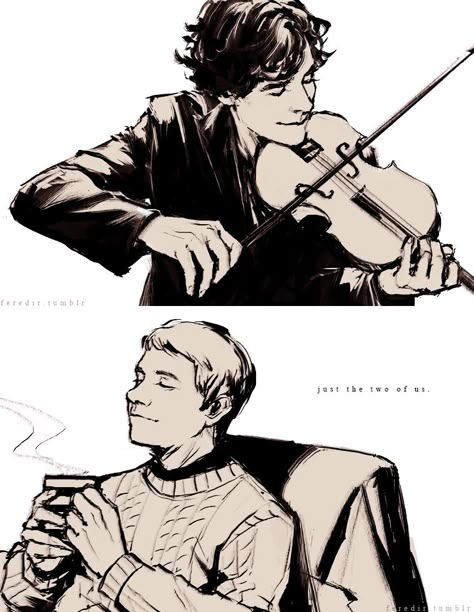 Sherlock Holmes Drawing, Sherlock Fan Art, Sherlock Anime, Sherlock Poster, Johnlock Fanart, John Lock, Sherlock Art, Sherlock Holmes Benedict, Funny Sherlock