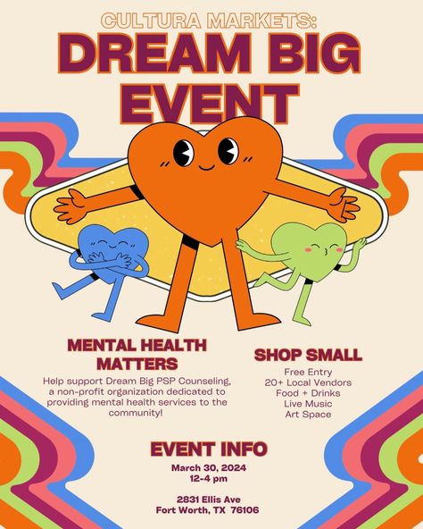 Hope Poster, Health Screening, Mental Health Day, Mental Health Services, Non Profit Organization, Group Therapy, Cool Things, Event Flyer, Community Service