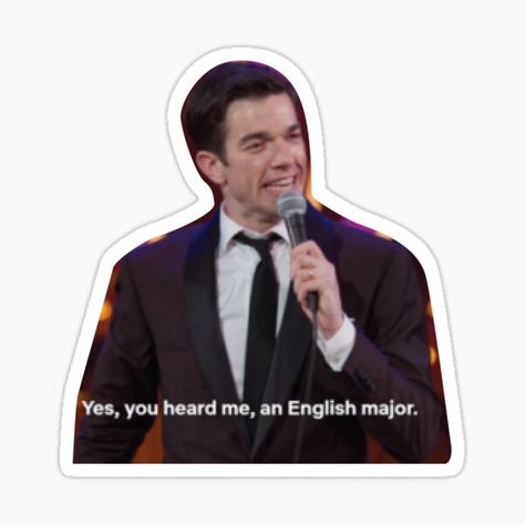 English Major, John Mulaney, Graduation Funny, Literature Quotes, Diary Ideas, Grad Cap, Stickers For Sale, Glue Gun, College Graduation