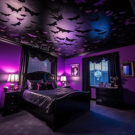 Goth Bedroom Ideas, Wallpapers Halloween, Pfp Halloween, Decorating Halloween, Nail Halloween, Halloween Aesthetics, Nail 2022, Decor Bedroom Ideas, Dessert Halloween