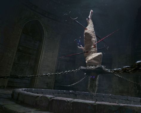 ArtStation - Off To Wizard Prison!, Iain Matthiae Prison Art, Heroic Fantasy, 다크 판타지, Creepy Art, Fantasy Concept Art, Fantasy Rpg, 판타지 아트, Environment Concept Art, Fantasy Inspiration