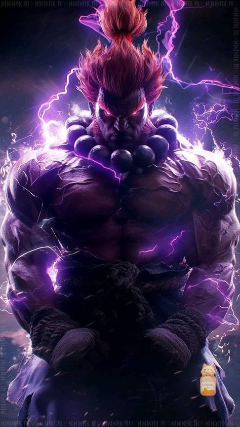 Shin Akuma, Street Fighter Anime, Street Fighter Wallpaper, Akuma Street Fighter, Street Fighters, Ryu Street Fighter, Super Street Fighter, Mughal Art Paintings, Street Fighter Characters