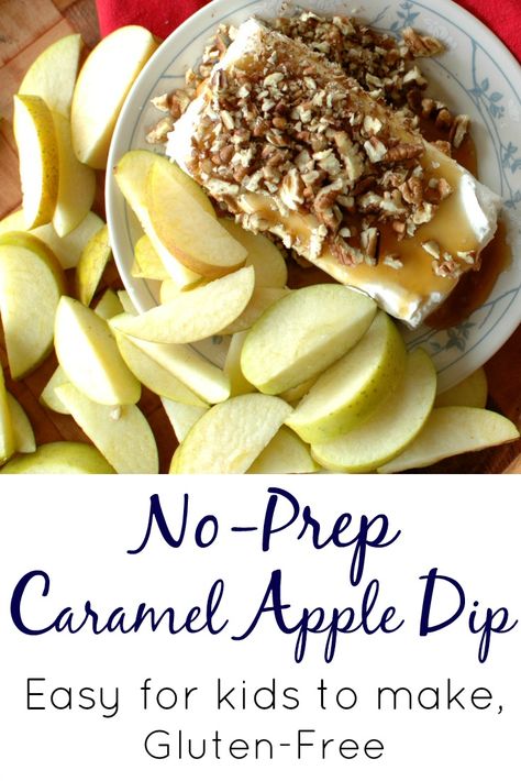 So simple! Our oldest made it and went great. Will make again! Baking Replacements, Gluten Free Caramel Apples, Kid Friendly Dessert, Caramel Apple Dip, Delicious Appetizers, Decadent Chocolate Desserts, Apple Dip, Bread Appetizers, Dessert Dips