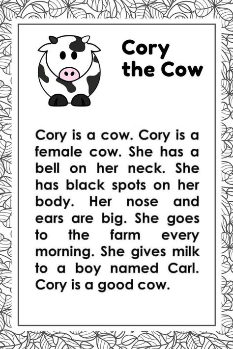 Cory the Cow can be attached to prams, car seats, or bouncer chairs for engaging friendship fun all the time Short Story About Friendship, Story For Grade 1, Amazing Science Experiments, English Conversation Learning, Weekly Lesson Plan Template, Reading Cards, Reading Comprehension For Kids, English Stories For Kids, English Word Book