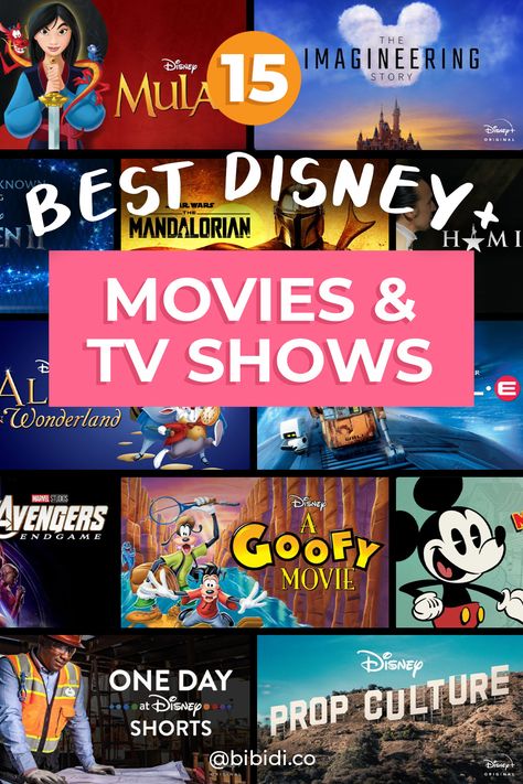 From animated classics to documentaries that go behind the scenes of your favorite character, here are our 15 best Disney+ TV Shows and Movies to stream. #DisneyPlus #DisneyHome #DisneyAtHome Shows To Watch On Disney Plus, Disney Tv Shows, Disney Props, Movie One Day, Disney Tv, Shows To Watch, Disney Imagineering, Disney Shorts, Best Disney Movies