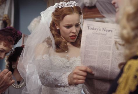 Rachel McAdams in 'The Notebook':: Vintage Wedding:: Lace Wedding Gowns Keira Knightley Wedding Dress, Keira Knightley Wedding, Southern Wedding Dresses, Nia Vardalos, Movie Wedding Dresses, Helen Rose, Bride Wars, Emma Woodhouse, The Princess Diaries