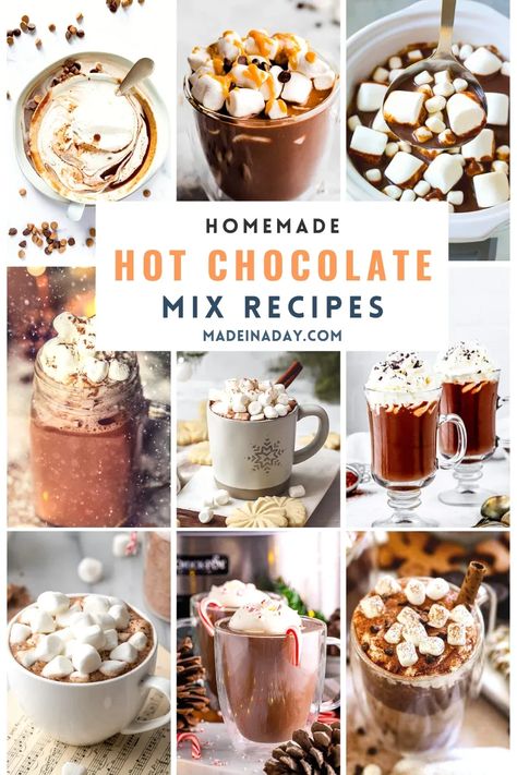 Malted Hot Chocolate Recipe, Hot Chocolate Recipes Without Cocoa Powder, Flavored Hot Chocolate Mix Recipe Dry, Non Dairy Hot Cocoa Mix Recipe, Flavored Cocoa Mix Recipes, Different Hot Cocoa Flavors, Mason Jar Hot Chocolate Mix Recipes, Types Of Hot Chocolate, Hot Chocolate Cubes Recipe