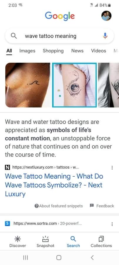 Waves Tattoo Meaning, Wave Meaning, Wave Tattoo Meaning, Water Tattoo, Semicolon Tattoo, Ocean Tattoos, Petite Tattoos, Waves Tattoo, Tattoo Meaning