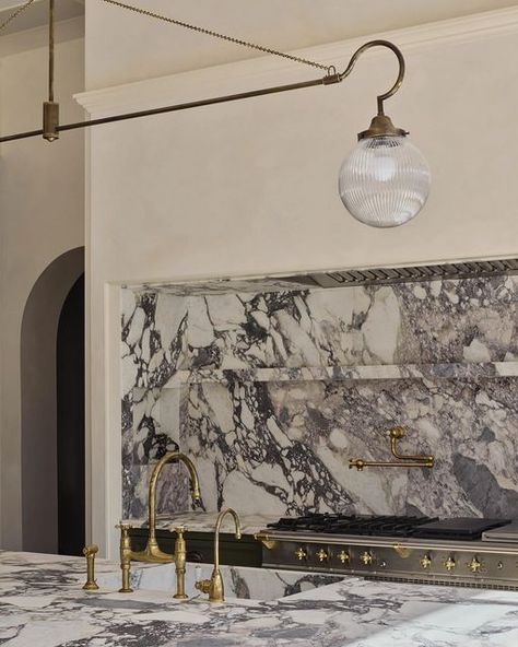 Corchia Marble Kitchen, Calacatta Viola Marble Kitchen, Calcutta Viola Marble Kitchen, Calacatta Viola Kitchen, Katie Harbison, Modern French Home, Maine Kitchen, Carrara Marble Floor, House Moodboard