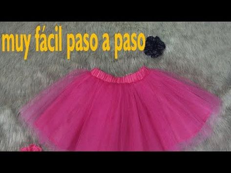 Como hacer un tutu para bebe, tutorial paso a paso rápido, fácil y bonito, para que puedas hacer un tutu en casa para tu niña sin gastar mucho dinero, yo utilice 2 metros de tela tul. Tutu Diy, Diy Tutu Dress, Tutu En Tulle, Diy Tutu Skirt, Tutu Tutorial, Ribbon Trim Tutu, Girls Dresses Diy, Diy Tutu, Latest Blouse Designs Pattern