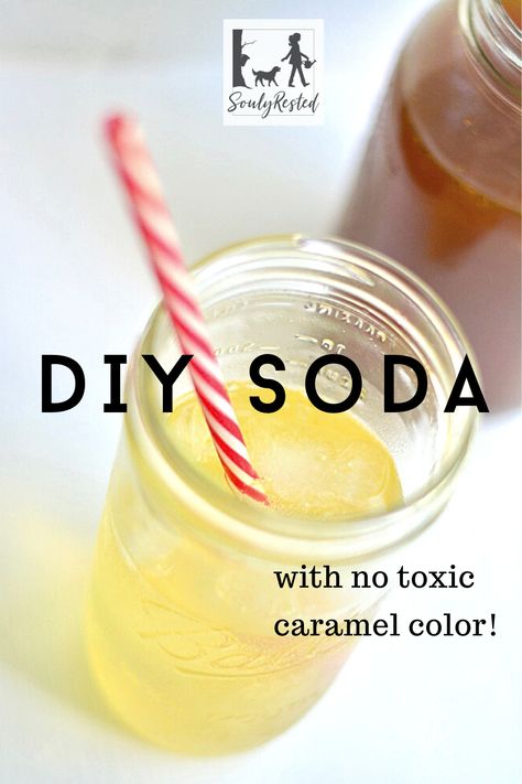 DIY Coke... yes, you can make delicious homemade soda » SoulyRested Homemade Coke Cola, Homemade Dr Pepper Soda, Homemade Cream Soda, Pop Alternatives, Canning Storage, Homemade Gatorade, Soda Stream Recipes, Diy Soda, Soda Alternatives