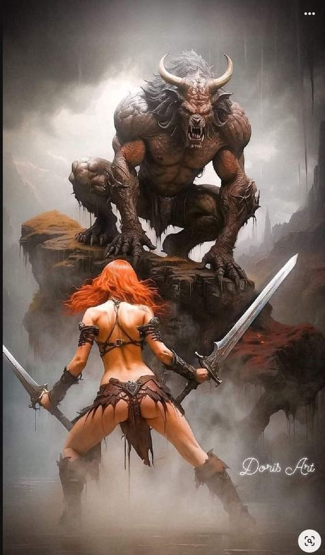 Alita Battle Angel Manga, Luis Royo, Warrior Women, Red Sonja, Conan The Barbarian, Pulp Art, Fantasy Paintings, Beautiful Dark Art, Fantasy Artist