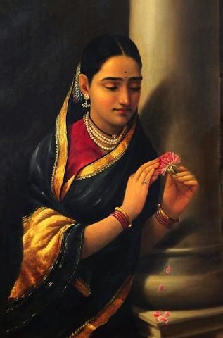 Raja Ravi Varma Paintings | Buy Posters, Frames, Canvas, Digital Art & Large Size Prints Of The Famous Modern Master's Artworks Raja Ravi Varma Paintings, Ravi Varma Paintings, Ravivarma Paintings, Ravi Varma, Raja Ravi Varma, Indian Women Painting, Royal Indian, Large Art Prints, Female Art Painting