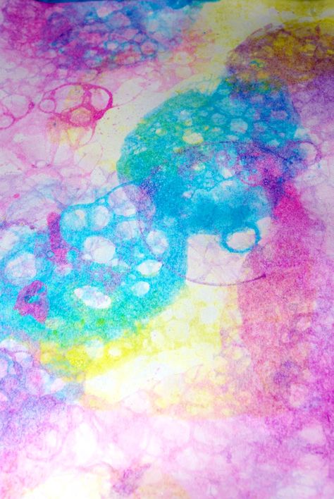 Bubble Painting {Tutorial} - Happiness is Homemade Bubble Painting, Kids Projects, Bubble Art, Club Ideas, Craft Projects For Kids, Fun Crafts For Kids, Easy Crafts For Kids, Process Art