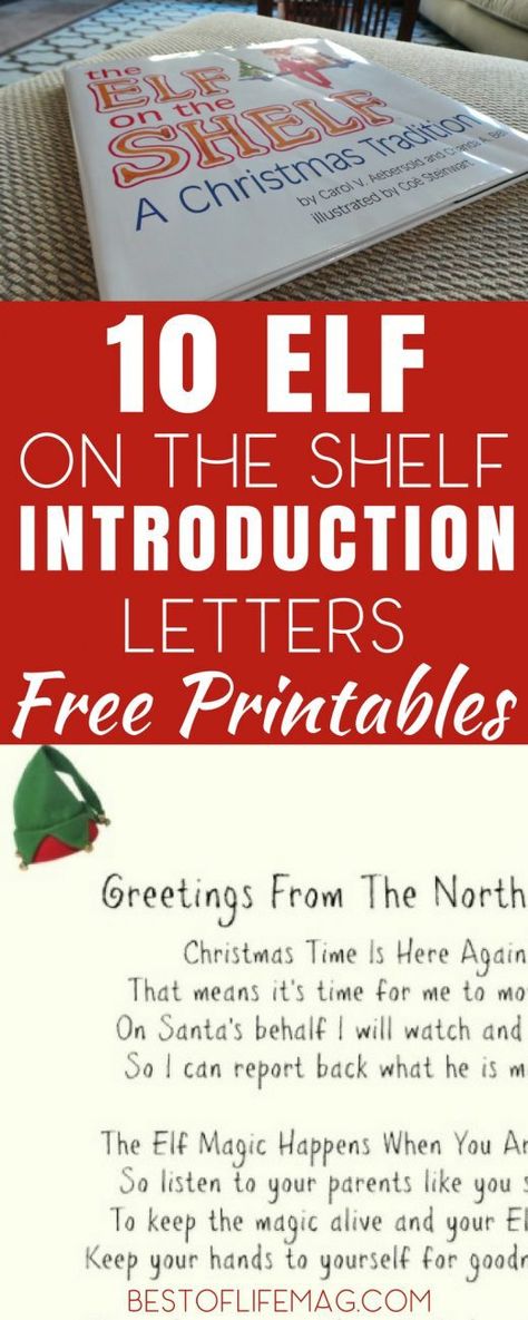 Elf On The Shelf Introduction, Letters Printable, Introduction Letter, Elf Letters, Christmas Preparation, Welcome Letters, Christmas Time Is Here, Christmas Printable, Religious Christmas