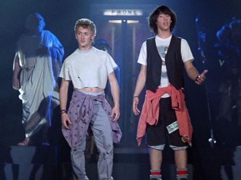 Ted Bill And Ted, Zoolander Costume, Ted Halloween, 80s Halloween Costumes, Bill And Ted, Expo Ideas, Alex Winter, Classic Halloween Costumes, Duo Halloween Costumes