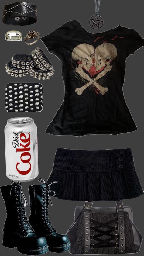 Alt Concert Outfit Ideas, Rockstar Outfits For Women, Casual Alt Outfits, Design For Clothes, Twilight Outfits, Outfit Inspo Casual, Future Outfit, Swaggy Outfits, Alternative Outfits