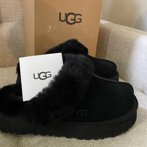 UGG Slides New size 10 women’s Black Ugg Slides, Uggs Slides, Shoes Uggs, Uggs Slippers, Cute Uggs, Ugg Slides, Fluffy Shoes, Shoes Slides, Dr Shoes