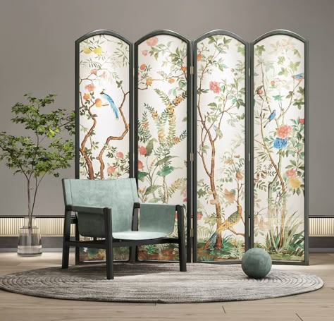 #chinoiserie #homedecoration Queen Alexandra, Chinese Wedding, Project Inspiration, Wedding Deco, Flat Design, Furniture Making, Chinoiserie, Photo Booth, Room Divider