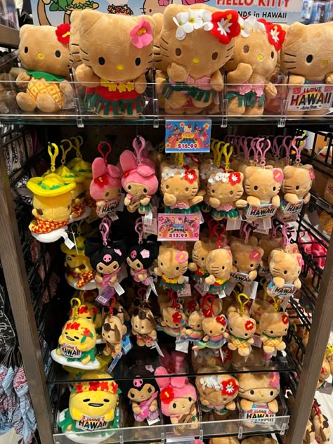 hawaiian hello kitty abc stores waikiki honolulu hawaii oahu sanrio 2000 Hello Kitty, Plush Collection, Hawaiian Hello Kitty Birthday, Hello Kitty Animal Crossing, Hawaiian Sanrio, Hawaii Sanrio Aesthetic, Hawaii Hello Kitty, Hawaiian Hello Kitty, Hello Kitty In Hawaii