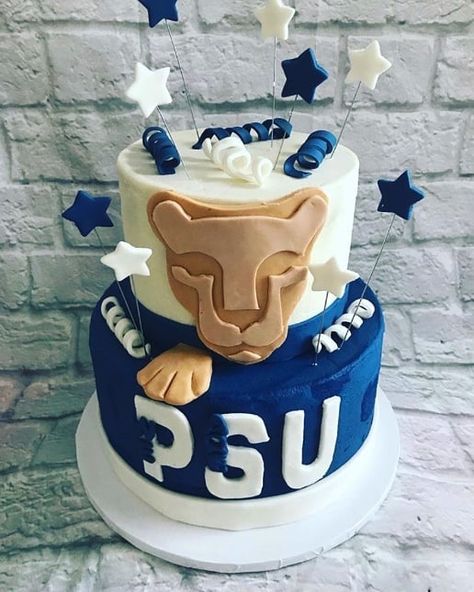 Penn State Cake, Grad Cakes, College Announcements, Penn State College, Dessert To Make, College Vision Board, School Cake, Diy Graduation Cap, Grad Ideas