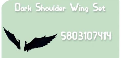 Black Id Code Brookhaven, Roblox Id Codes For Wings, Roblox Wings Codes, Roblox Black Wings Code, Fire Horns Code Brookhaven, Sims Wings Cc, Demon Wings, Iphone Wallpaper Cat, Wolf Ears