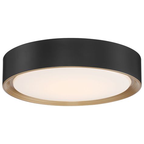 Access Lighting Malaga Matte Black 16 Inch LED Flush Mount 49970ledd Mbl/acr | Bellacor Round Led Ceiling Light, Flushmount Ceiling Lights, Led Flush Mount, Modern Round, Contemporary Lighting, Led Ceiling Lights, Lamps Plus, Flush Mount Ceiling, Flush Mount Ceiling Lights