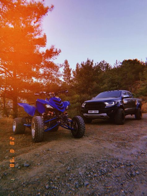 Ford ranger raptor Yamaha raptor 700r Atv Motor, Ford Ranger Raptor, Yamaha Raptor, Atv Riding, 4 Wheelers, Riding Toys, Sports Bikes Motorcycles, Atv Quads, Pretty Cars