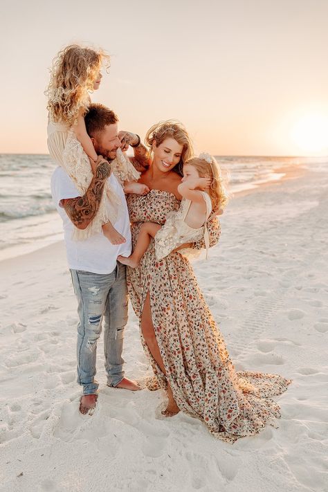 Family — Brianna Merritt Photography Glam Beach Family Photoshoot, Family Christmas Beach Pictures, Winter Beach Family Photoshoot, Beach Family Maternity Photos, Casual Beach Photoshoot, Winter Beach Photoshoot Family, Casual Beach Family Photos, Beach Family Photoshoot Outfits, Photoshoot Beach Family