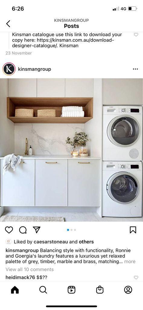 Stacked Washer And Dryer, Washer Dryer Laundry Room, Stacked Laundry Room, Laundry Room Layouts, Laundry Design, Laundry Washing Machine, Laundry Dryer, Washing Machine And Dryer, Boot Room