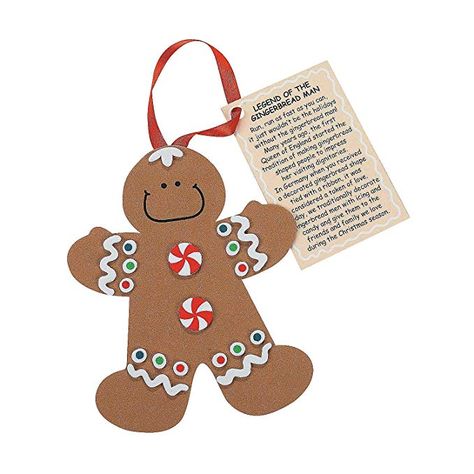 Gingerbread Kids Crafts, The Gingerbread Man, Gingerbread Man Christmas, Gingerbread Crafts, Ornament Craft, Kids Christmas Ornaments, Gingerbread Ornaments, Preschool Christmas, 12 December