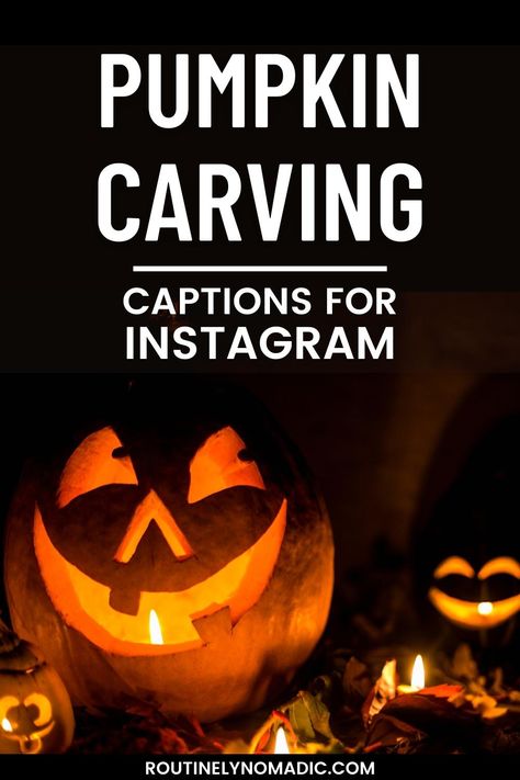 Glowing jack o lanterns with words pumpkin carving captions for Instagram Pumpkin Carving Inspo Funny, Pumpkin Carving Captions Instagram, Jack O Lantern Quotes, Pumpkin Carving Captions, Pumpkin Captions Instagram, Couple Pumpkin Carving, Pumpin Carving, Carving Quotes, Pumpkin Carving Pictures